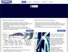 Tablet Screenshot of newmac.com.br
